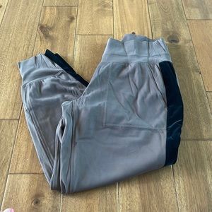Athleta Venice Velvet Stripe Jogger NWOT